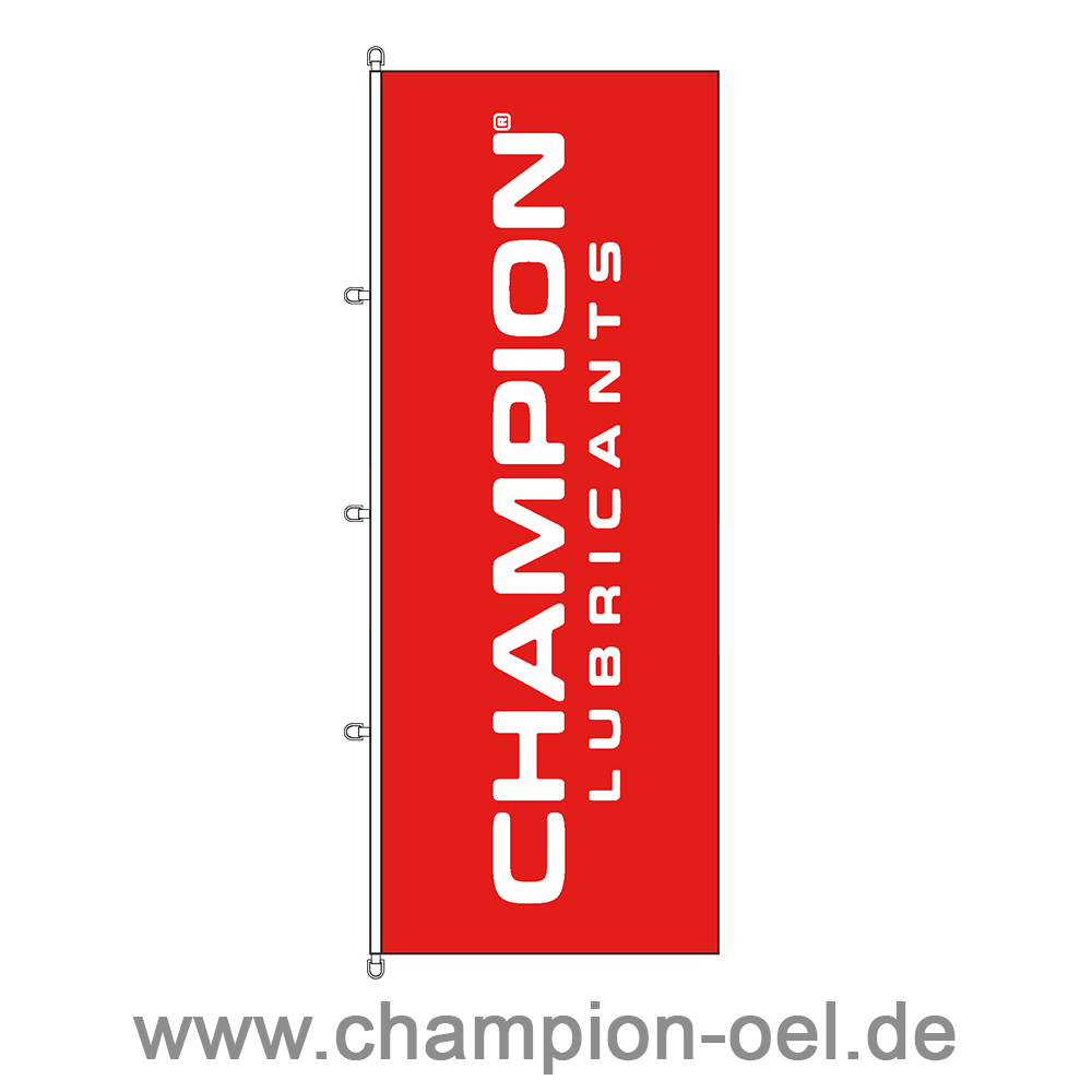 CHAMPION® Fahne (Neutral) 400x150cm Stück