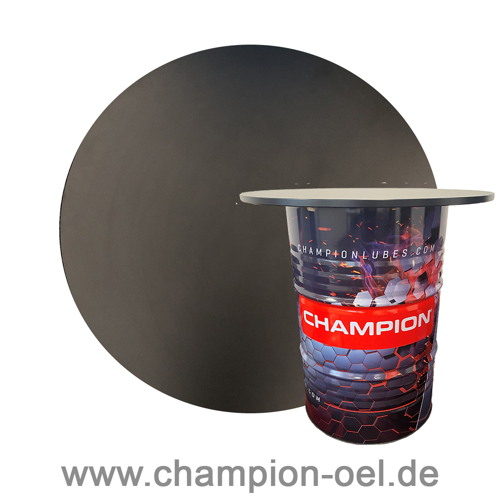CHAMPION® Tischplatte Schwarz Stück