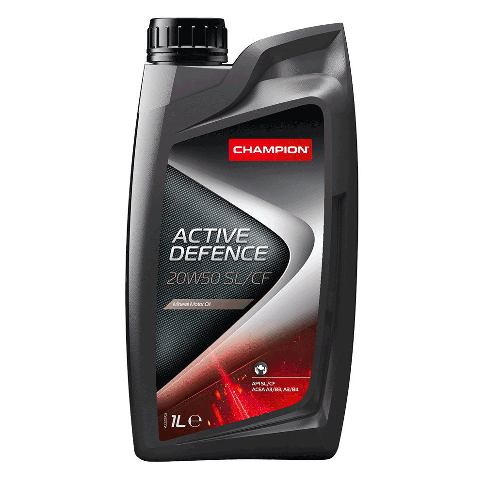 CHAMPION® Active Defence 20W-50 SL/CF 1 Ltr. Dose