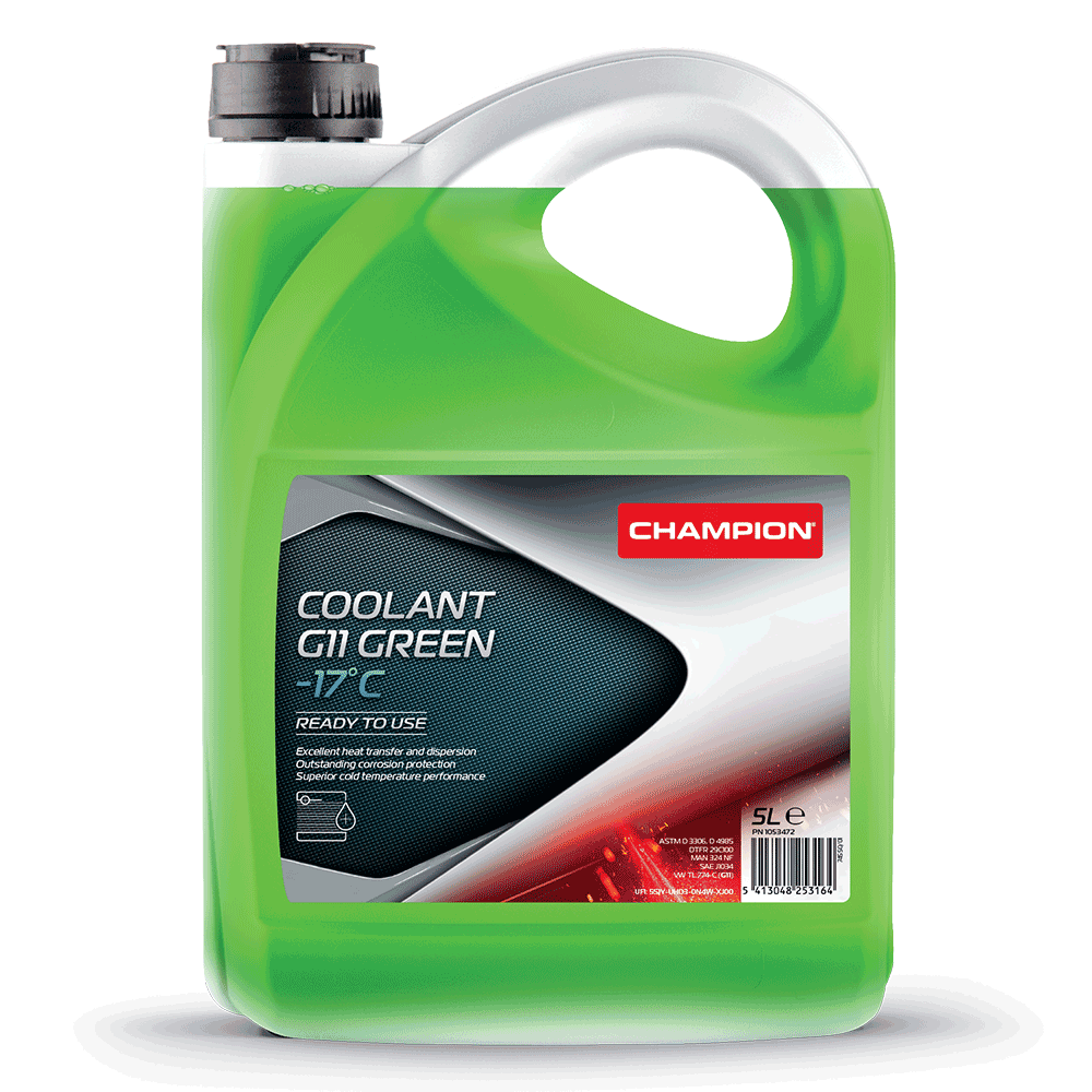 CHAMPION® Coolant Green -17°C G11 5 Ltr. Kanne