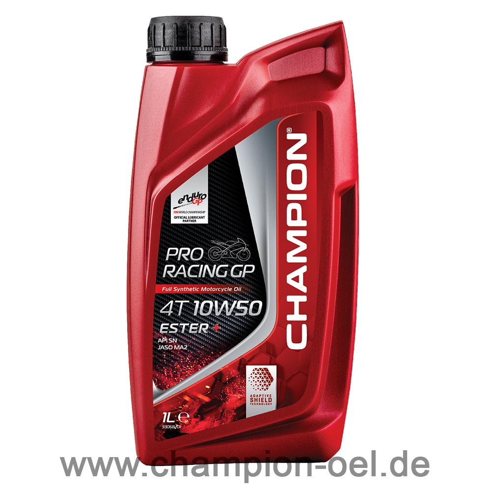 ZZZCHAMPION® Pro Racing GP 4T 10W-50 EsterBMW 1 Ltr. Dose