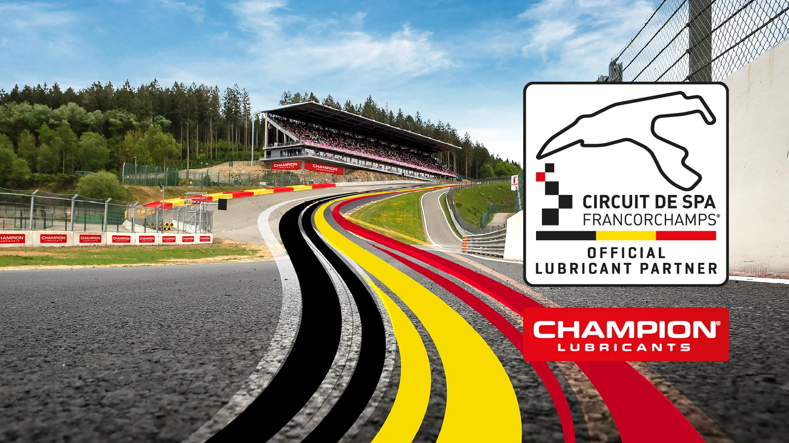 Champion Lubricants und der Circuit de Spa-Francorchamps starten starke Partnerschaft