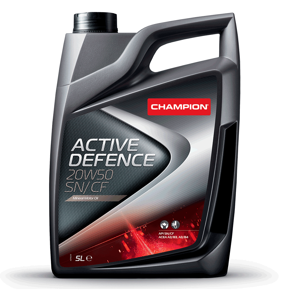 CHAMPION® Active Defence 20W-50 SN/CF 5 Ltr. Kanne