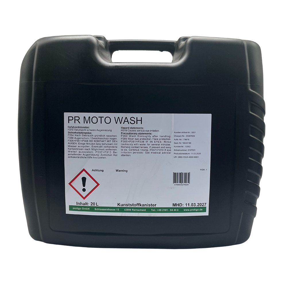 PR Moto Wash 20 Ltr. Kaniste
