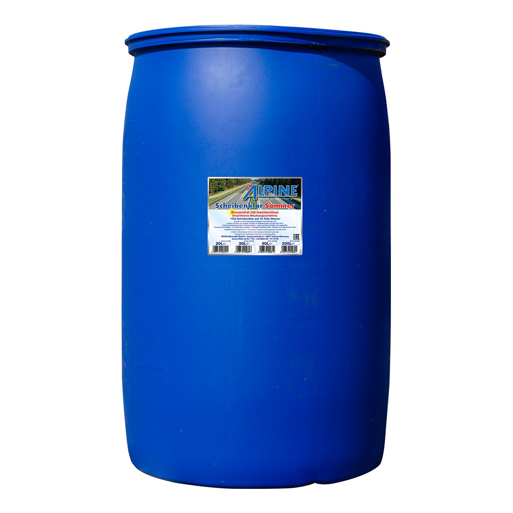 Alpine Scheibenklar Sommer 1:10 200 Ltr. Fass