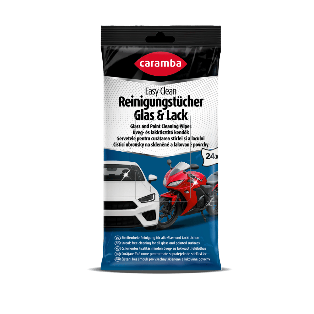 Caramba EC Reinigungstücher Glas & Lack 24 St Stück