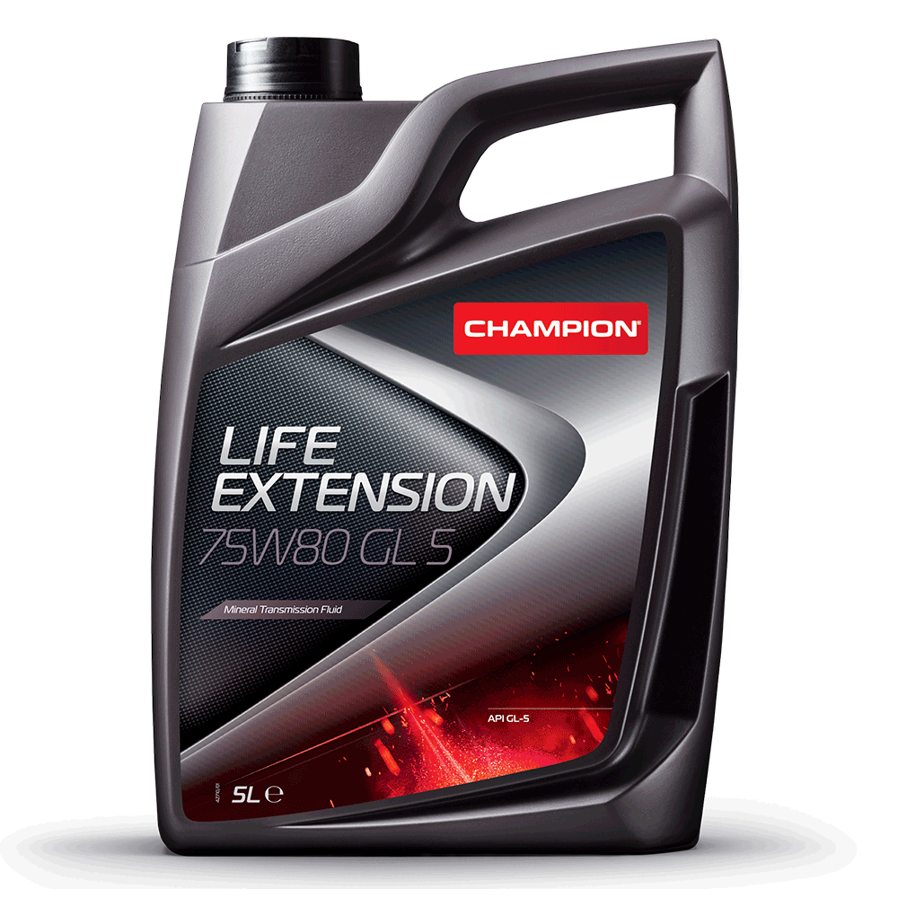 CHAMPION® Life Extension 75W-80 GL 5 5 Ltr. Kanne