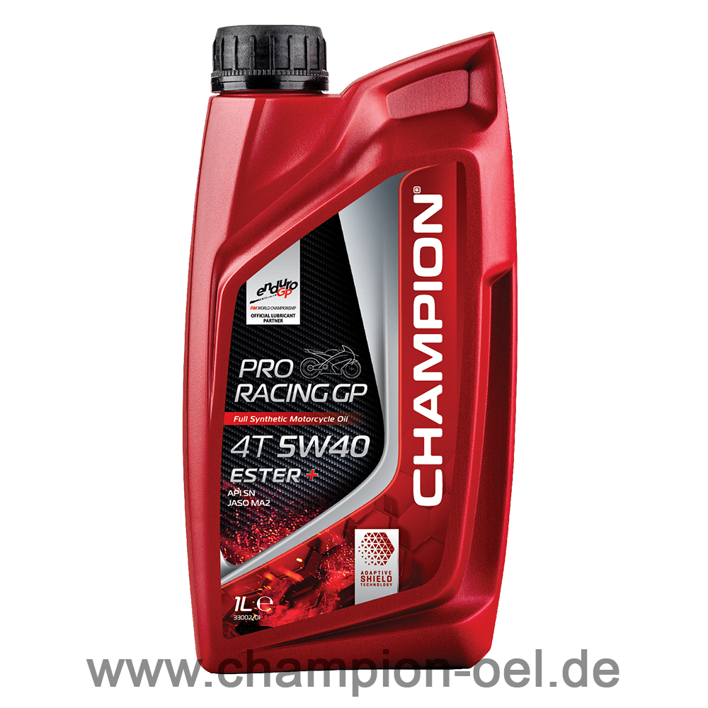 ZZZCHAMPION® Pro Racing GP 4T 5W-40 Ester BMW 1 Ltr. Dose