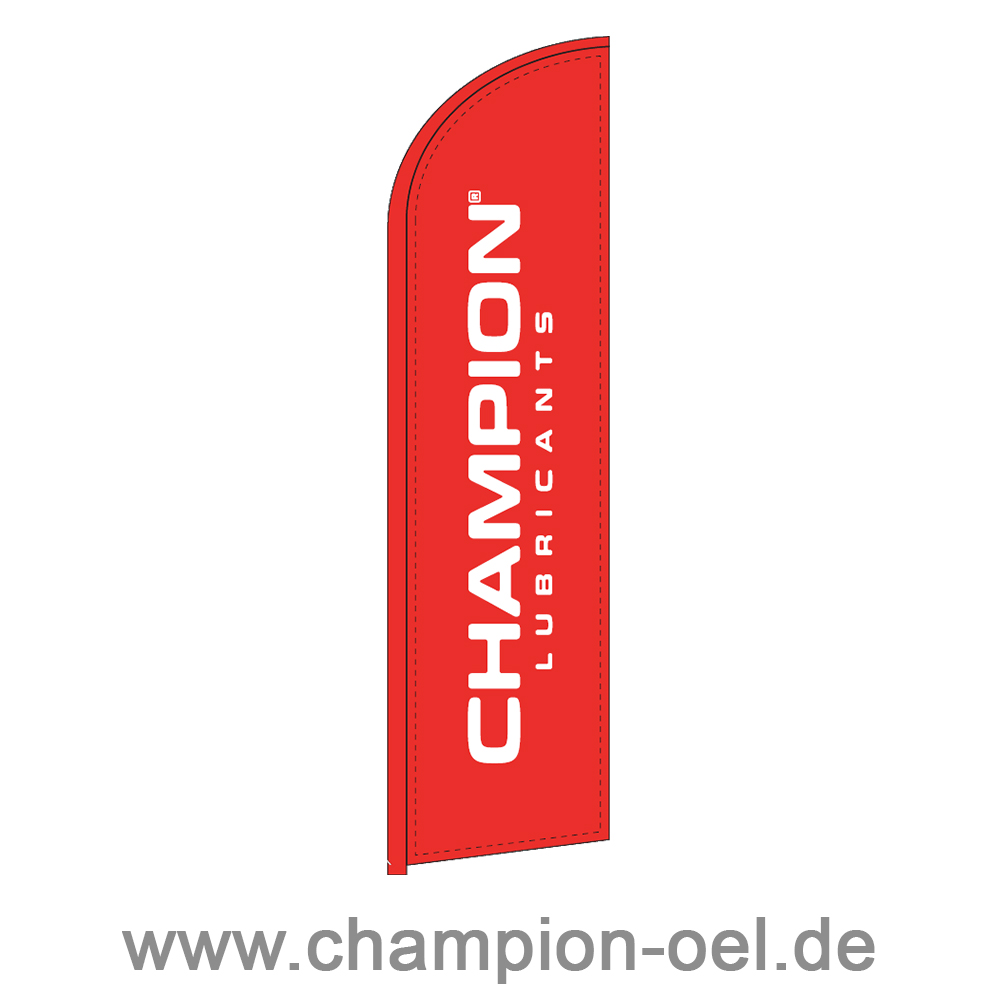 CHAMPION® Beach Flag (Logo) 85x220cm Stück