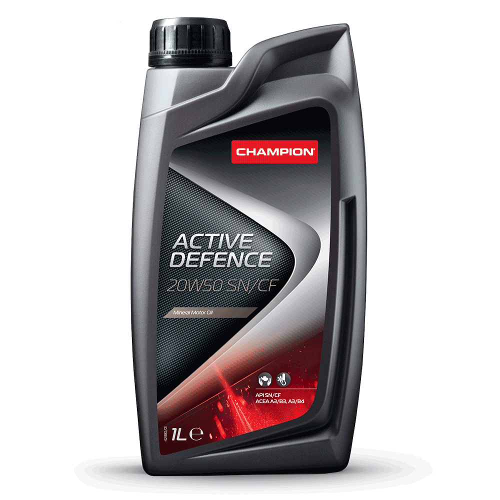 CHAMPION® Active Defence 20W-50 SN/CF 1 Ltr. Dose