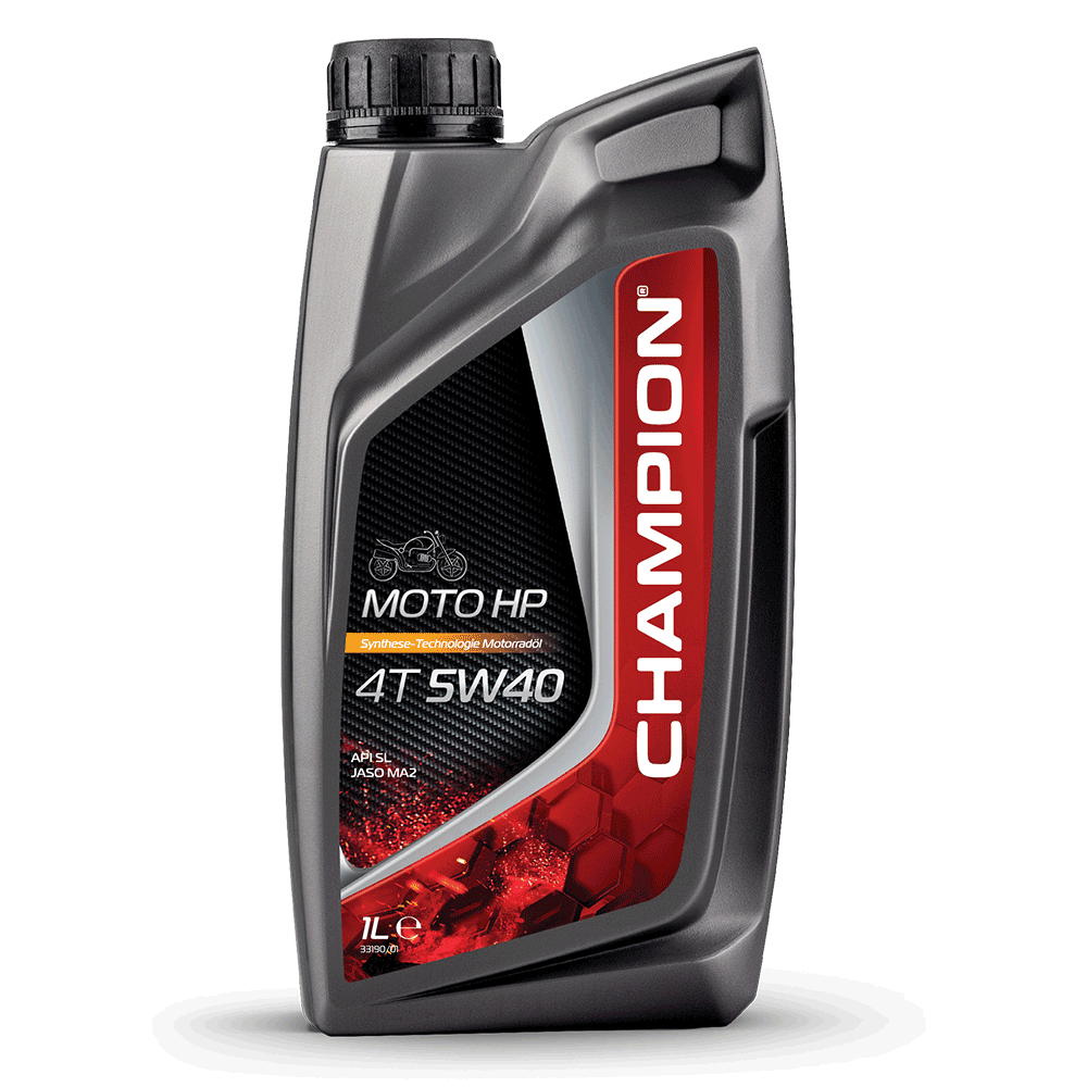 CHAMPION® Moto HP 4T 5W-40 1 Ltr. Dose